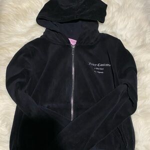 Juicy Couture Black Zip-Up Jacket